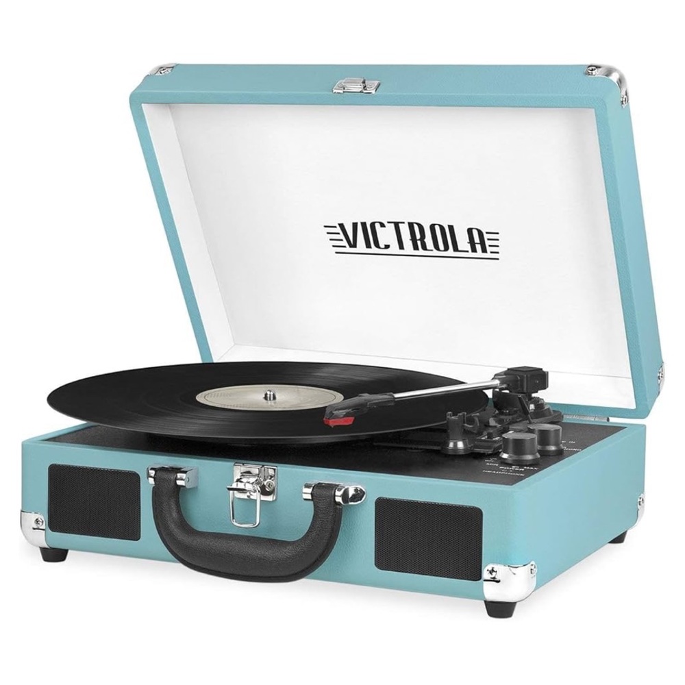 SUITCASE VINTAGE STYLE RECORD PLAYER